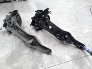 Thunder Grey DC2 VTi-R: Modified Trailing Arms Installed