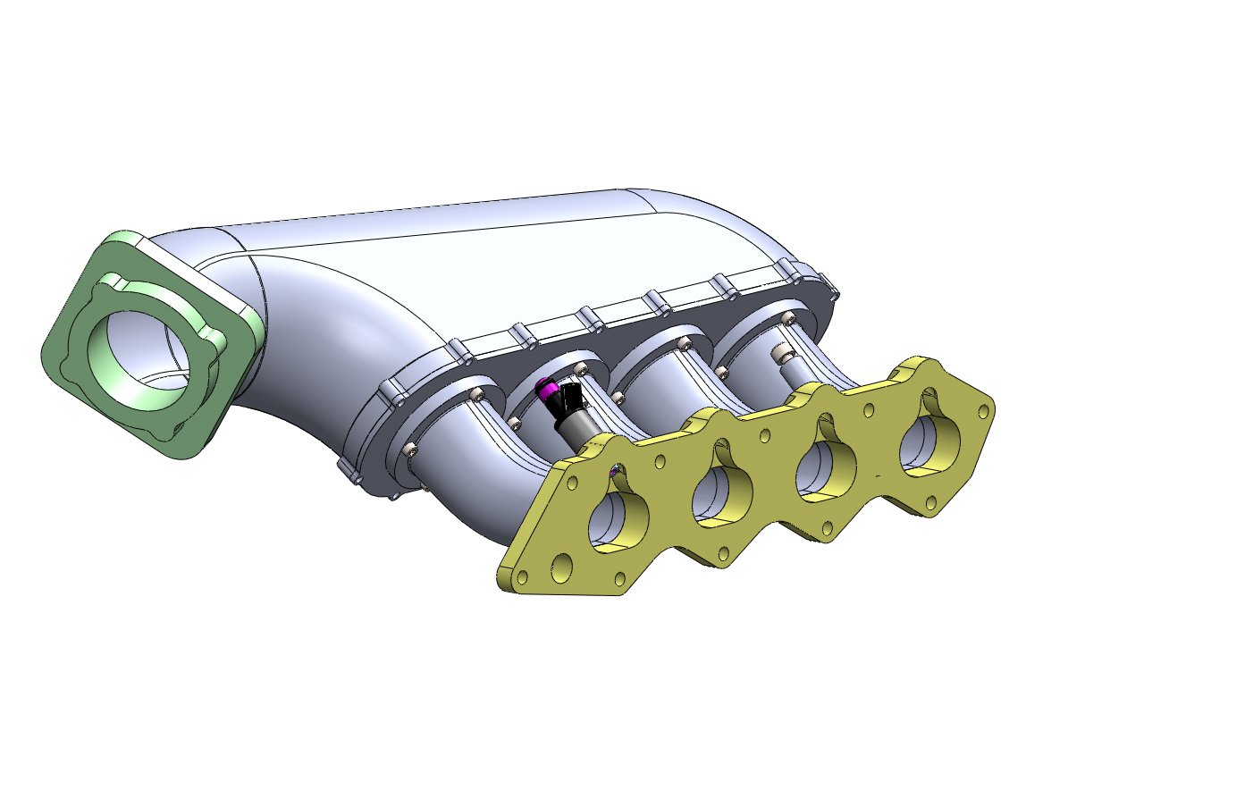 JTCC Inspired Civic Sedan: Intake Flange