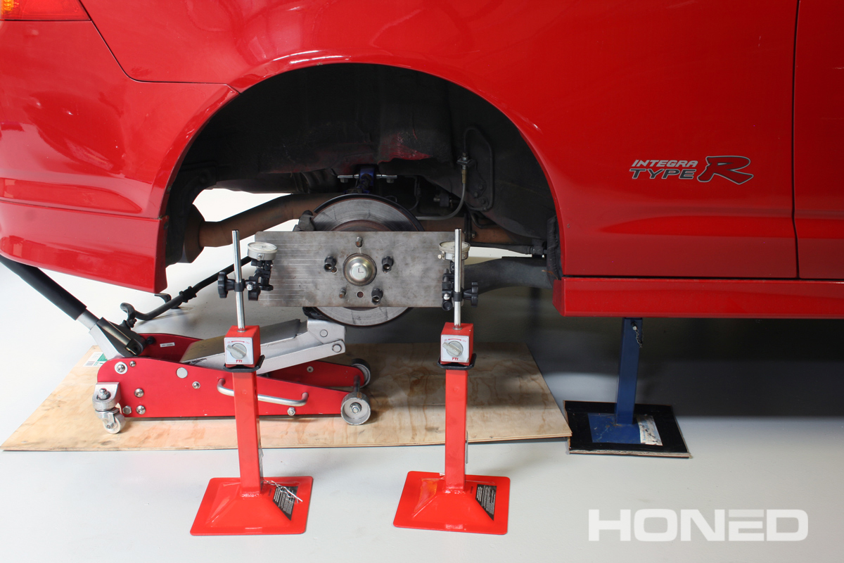 Honda DC5 rear bumpsteer measurement