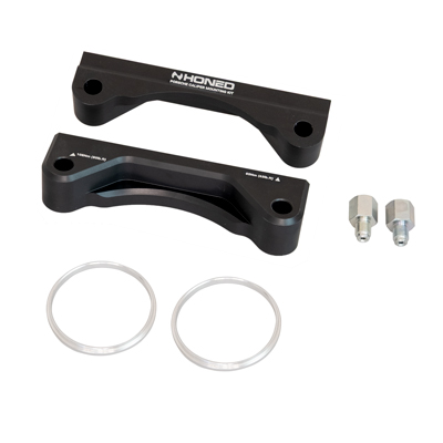 Porsche 986 Brake Caliper Mounting Kit for Honda 242mm/9.5" Knuckles