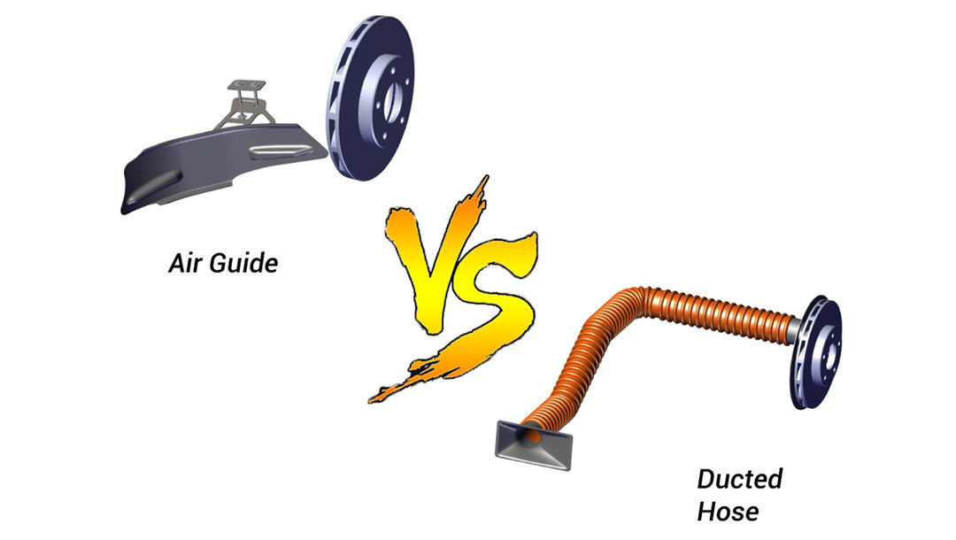 Which Is Better Air Guides or Ducted Hose for Brake Cooling