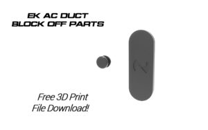 EK AC Duct Block-Off Parts – 3D Print Files Download