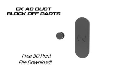 EK AC Duct Block-Off Parts – 3D Print Files Download