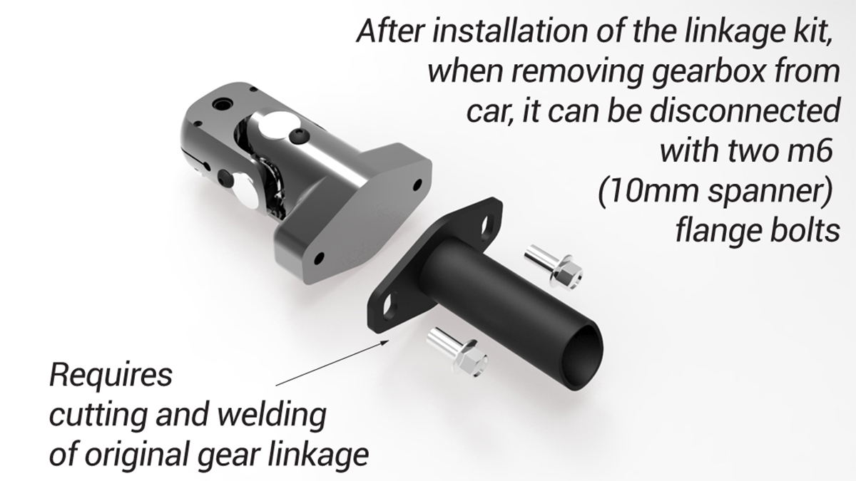 Honed gear linkage installation