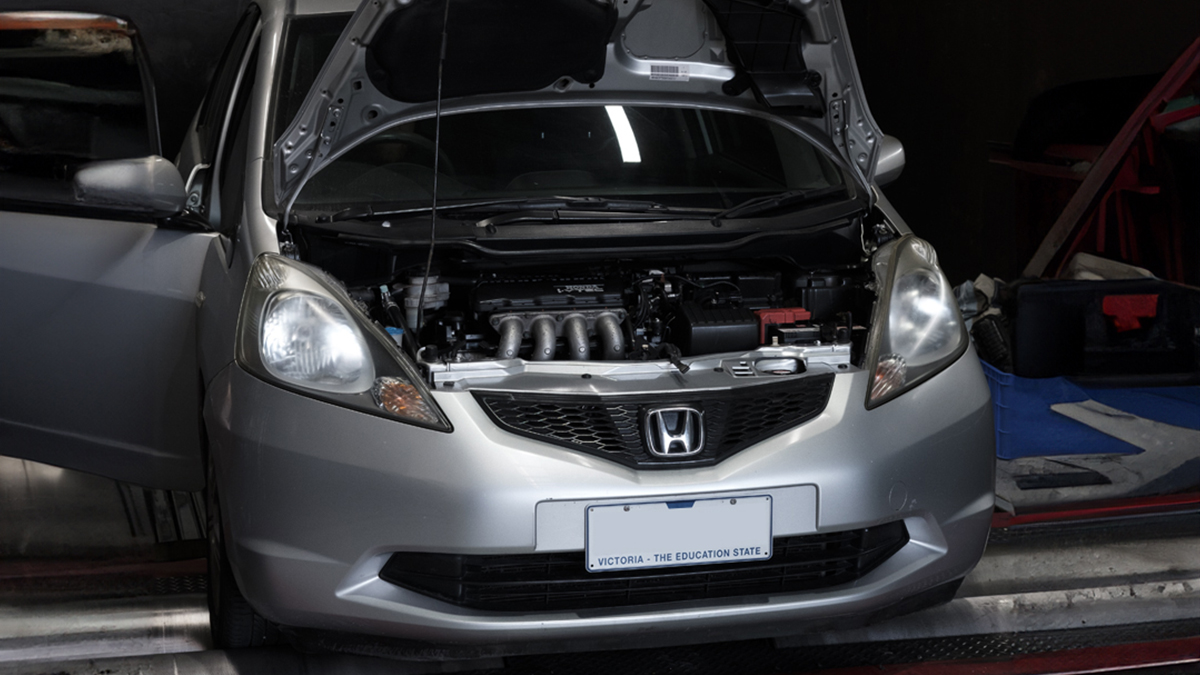 Honda GE8 Jazz on dyno